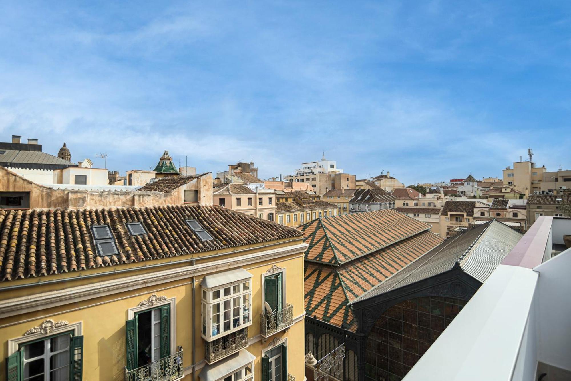 Atarazanas Suite, Atico Con Terraza Malaga Zewnętrze zdjęcie