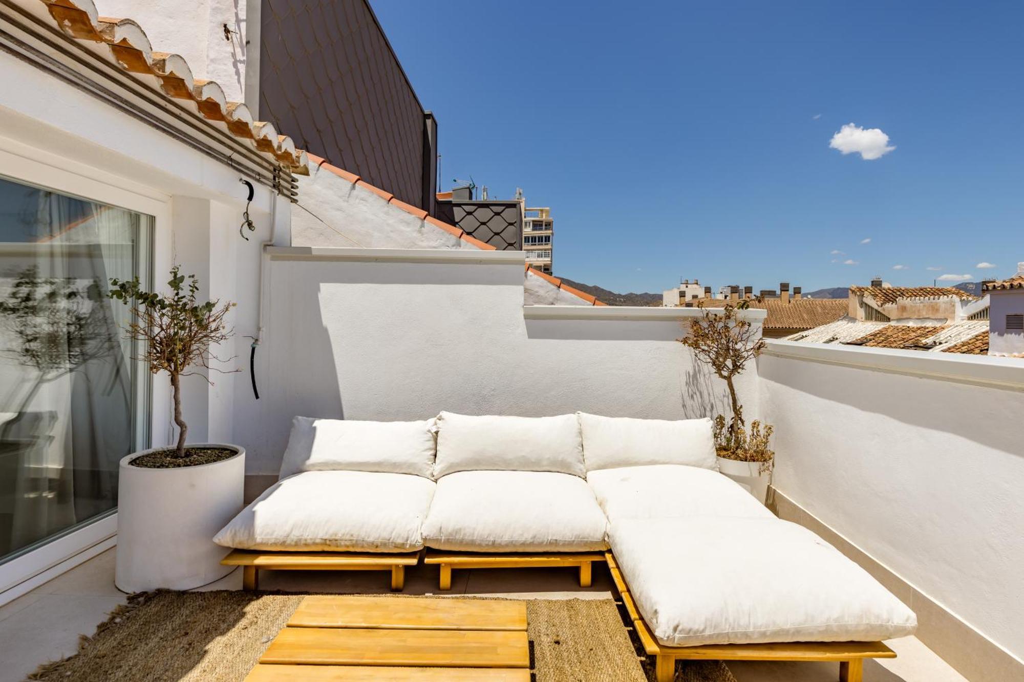 Atarazanas Suite, Atico Con Terraza Malaga Zewnętrze zdjęcie